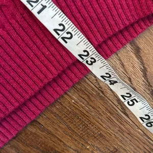 L.L. Bean cashmere wool cableknit vneck sweater vest large thumbnail 7