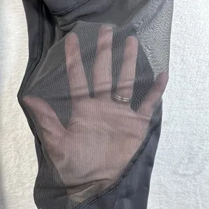 Lululemon Athletica‎ Size 10 Crop Capri Mesh Panel Leggings Black Zip Pockets thumbnail 7