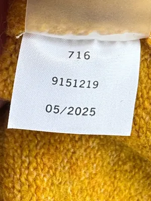 Vince Camuto Ribbed Center Seam Drop Shoulder Crew Neck Sweater Mustard Medium thumbnail 7