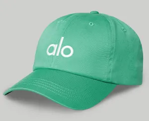 Alo Yoga Off-Duty Cap Green Lettuce/White thumbnail 1