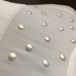 Zara Woman Flutter Sleeve Stud Dot Caplet Dress S thumbnail 3