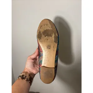 Steve Madden Conccord Rainbow‎ Rhinestone Shoes Slip Ons Flats Women Size 9 thumbnail 6