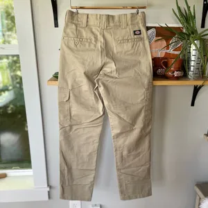 Dickies Flex Slim Straight Cargo Workwear Khaki Pants Size 31 x 32 thumbnail 9