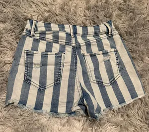 Striped Jean Shorts Multi thumbnail 2