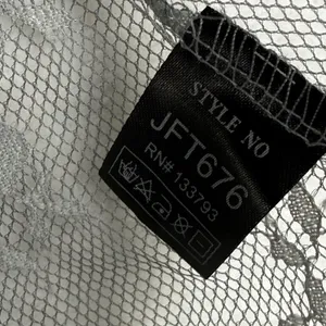 POL Womens Gray Floral Sheer‎ Lace Mesh Long Sleeve Top JFT676 Size Medium thumbnail 5