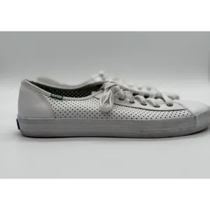 KEDS Sneakers Womens Sz US 8 EU39 White Leather Lace Up Tennis Shoes WH56115 EUC thumbnail 4