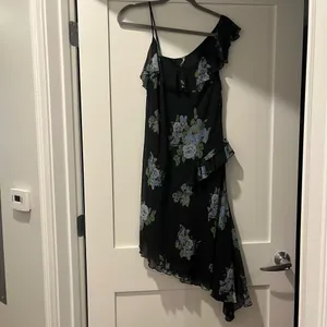 Free People x REVOLVE Alma Ruffle Midi Dress in Dark Combo thumbnail 2