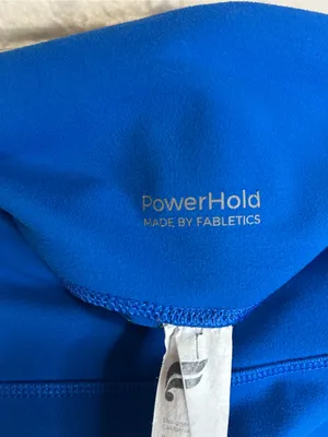 Fabletics Blue Bike Shorts High Rise 8.5” Inseam Activewear thumbnail 3