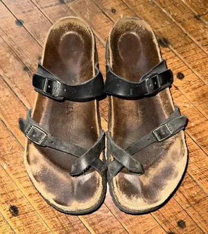 Birkenstock Mayari strappy black ortho arch support 40/9.5 sandals thumbnail 1