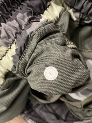 Lululemon Hotty Hot Low-Rise Short Camo Print Women's Running Green Size 6 thumbnail 6
