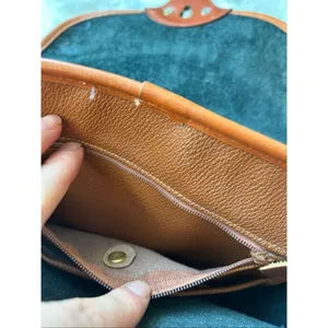 DOONEY & BOURKE Black Leather Crossbody Purse Bag (C-035) messenger bag Y2K thumbnail 7