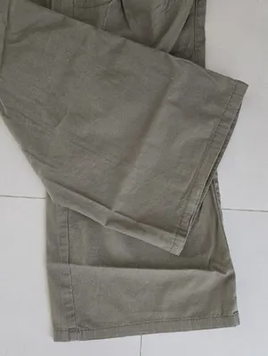 H&M Woman's Cargo Wide Leg Pants in Olive Size 0 thumbnail 6