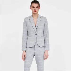 Zara Women’s Blazer with Classic Check Pattern Size 4 thumbnail 7