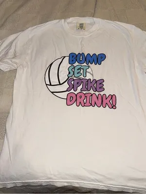 Comfort colors volleyball tee thumbnail 1