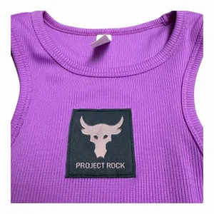 Under Armour Project Rock Womens‎ Ribbed Tank Top Size Small Purple Lilac thumbnail 7