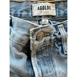 AGOLDE Parker Distressed High Rise Jean Shorts Light Wash | 27 thumbnail 5