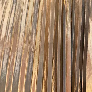Skies Are Blue Bronze Metallic Pleated Maxi Skirt Medium S3988ST New With Tags thumbnail 4