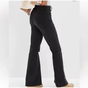 AMERICAN EAGLE High rise Flare corduroy jeans size 2 dark gray thumbnail 2