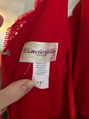 Cinderella Divine Red Prom Dress thumbnail 7