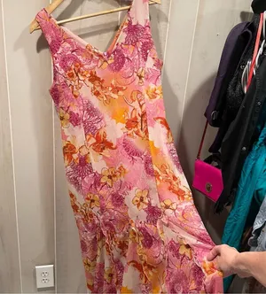 Stunning Y2K style maxi ruffle moonwillow mermaid fairy dress v neck Edas Italia thumbnail 1