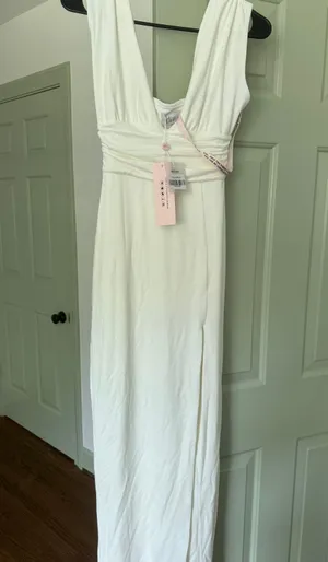 Oh Polly High Split Neck Maxi Dress thumbnail 4