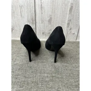 IDIFU IN4 Classic Pointed Toe Shoes Womens Size 7.5 High Heels Pumps Black Suede thumbnail 3