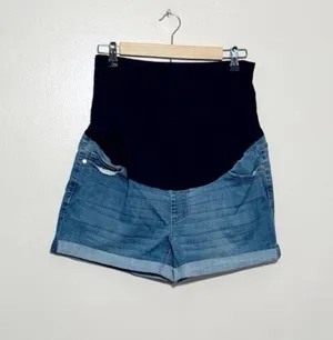 SALE! Time and Tru Maternity Full Panel Shorts Size M (8-10) EUC thumbnail 1
