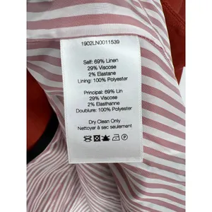 Veronica‎ Beard Baltazar Linen Peplum Dickey Jacket In Clay thumbnail 13