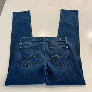 7 for all mankind Straight Leg Jeans Size 28‎ thumbnail 4