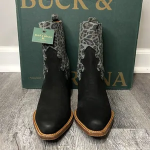 Buck & Brana NIB Montana Fashion Leather Booties 7.5 thumbnail 9
