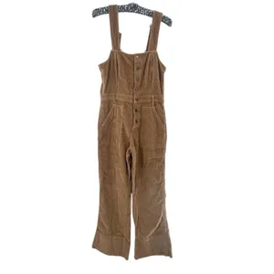 NWT Aerie Women's Corduroy Kick Flare Overalls Size‎ S thumbnail 4