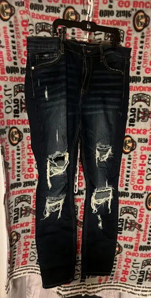 Women’s distressed jeans Blue Size these are size 15 women’s thumbnail 1
