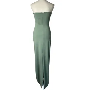Nakedvice x REVOLVE The Evelyn Dress in Sage Small New Womens Maxi Tube Gown thumbnail 6