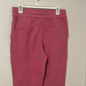 Lululemon Pink Scuba High Rise Jogger Sweatpants Loungewear Size 8 thumbnail 3