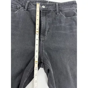 Old Navy Extra High-Rise Flare Jeans Washed Black Tall 10 S/509320-00 thumbnail 6