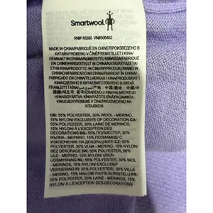Smartwool Edgewood Colorblock‎ Crew Sweater Ultra Violet Women's Size Small thumbnail 9
