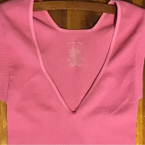 Free People V-Neck Ribbed Top XS/S in Sweet Pea New Without Tags thumbnail 12