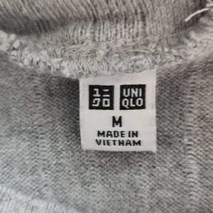 Uniqlo Gray Mock Turtleneck Ribbed Knit Dress Size Medium Gray Mini Dress thumbnail 6