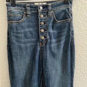 We the Free People High Waist Extreme‎ Flare Jeans Button Fly Stretch SZ 27 thumbnail 3