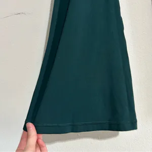 Aerie Offline Real Me Flare High Rise Crossover Waistband Green Yoga Pants XS thumbnail 3