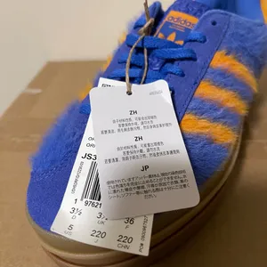 Adidas Gazelle Bold Platform NY Knicks Blue Orange Gum Women Size 5 JS3906 NEW thumbnail 7