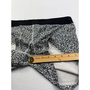 Nike Pro Women Leopard Print Compression Shorts Black White Size L 3in‎ Inseam thumbnail 7