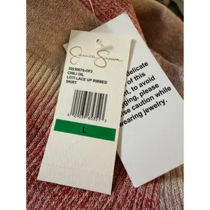 NEW Jessica Simpson Loti Pull On Lace Up Ribbed Sweater Skirt L thumbnail 5