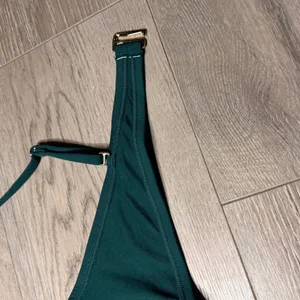 Shade & Shore Emerald Green Ribbed Bandeau‎ Bikini Top XL Xlarge Women Swimwear thumbnail 5