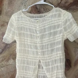 Commense Ruffled Crop Top Skirt Set size L Size L thumbnail 6