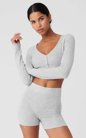 Alo Cropped Cardigan thumbnail 1