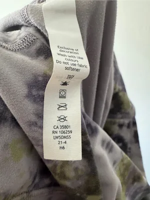 Lululemon Align Super-High-Rise Pant 28" Radial Tie Dye Mauve Grey Multi Size 10 thumbnail 7