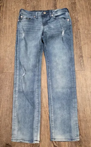 True Religion Geno Relaxed Slim Jeans Women's Jeans Size 10 - 28x26 thumbnail 1