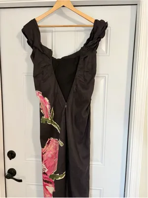 Acler Gifford Off-Shoulder Floral Linen Blend Maxi Dress thumbnail 5