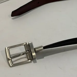 Reversible‎ Belt Womens 27 Small Black Brown Excellent Rotating Buckle Office thumbnail 3